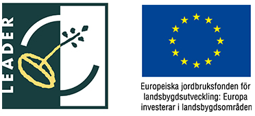Logga för Leader-projekt och för Europeiska jordbruksfonden 